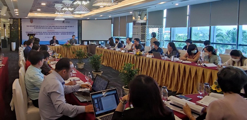 Hội thảo Thực hiện quyết định 1252 về Công ước ICCPR diễn ra tại Đà Nẵng
