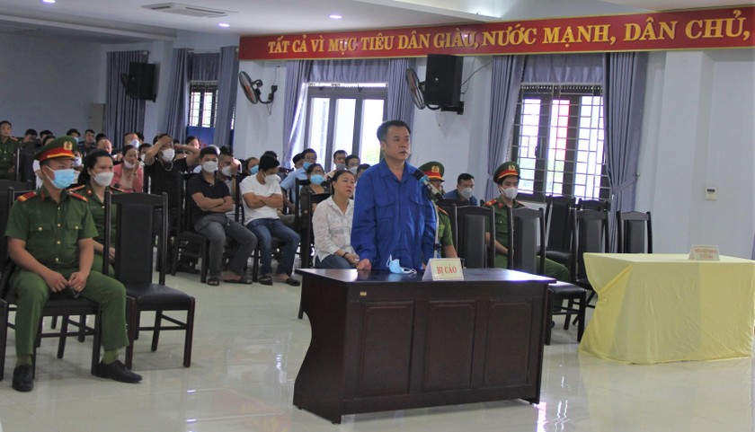 Bị cáo Nguyễn Mỹ tại phiên tòa.
