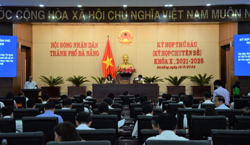 Kỳ họp thứ 6 (kỳ họp chuyên đề) HĐND TP Đà Nẵng Khóa X, nhiệm kỳ 2021 - 2026.