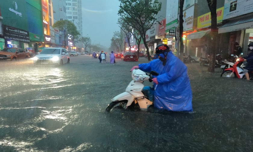 Trận mưa lụt lịch sử tại Đà Nẵng ngày 14/10 vừa qua.