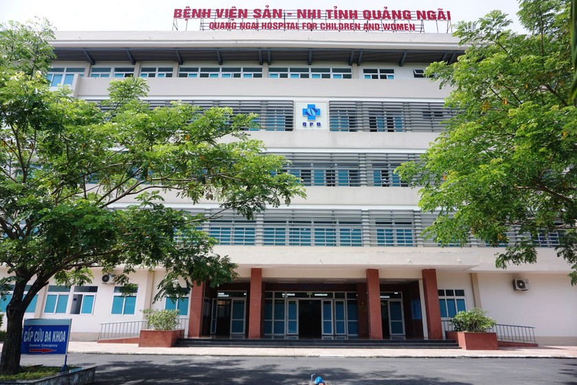 Bệnh viện Sản Nhi tỉnh Quảng Ngãi. 