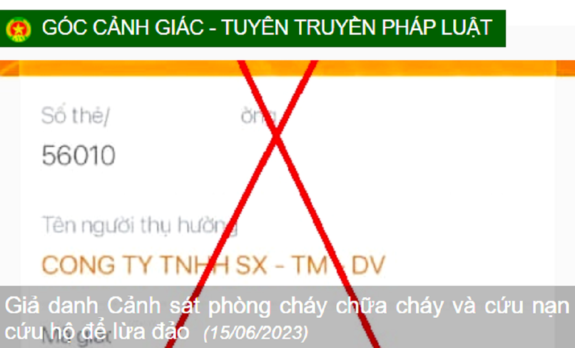 Công an TP Đà Nẵng phát cảnh báo về nhóm đối tượng lừa đảo mới.