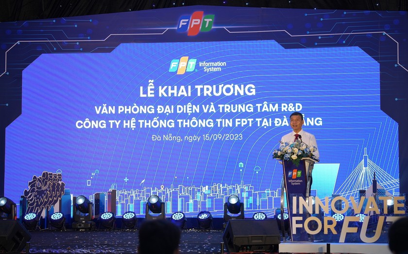 Ông Hồ Kỳ Minh - Phó Chủ tịch Thường trực UBND TP Đà Nẵng phát biểu tại lễ khai trương. 