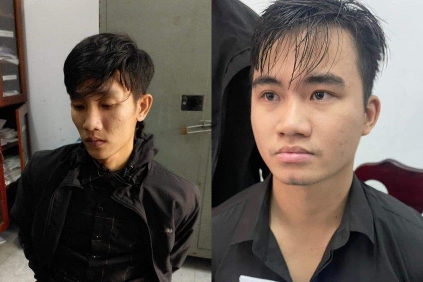 2 đối tượng Trần Văn Trí và Nguyễn Mạnh Cường bị bắt giữ. 