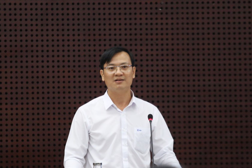 Ông Lê Văn Tuấn - Phó giám đốc Sở Xây dựng Đà Nẵng thông tin về dự án Cocobay.