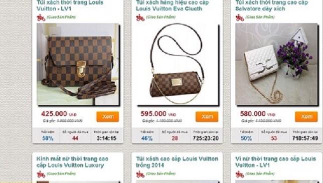 Các loại túi xách thương hiệu nổi tiếng được bán với giá "rẻ như bèo"