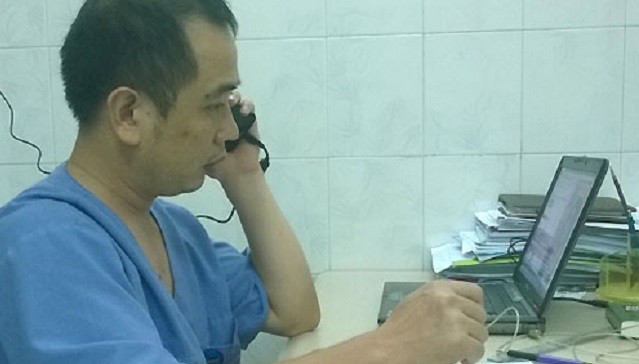Bác sĩ Nguyễn Trung Cấp, khoa cấp cứu, Bệnh viện Bệnh nhiệt đới Trung ương