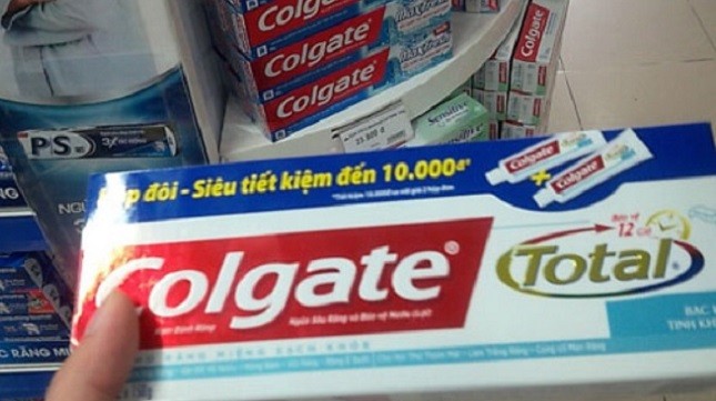 Kem đánh răng Colgate là nhãn hiệu phổ biến với người tiêu dùng Việt Nam