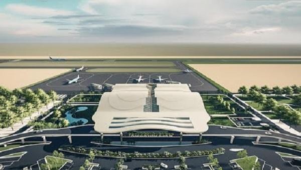 Một phương án thiết kế sân bay Quảng Trị được tư vấn TEDI báo cáo tại cuộc họp ngày 9/4/2021.