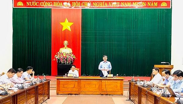 Ông Trần Thắng, Chủ tịch UBND tỉnh xác định, bảo đảm tiến độ dự án đường bộ cao tốc Bắc-Nam là nhiệm vụ trọng tâm hàng đầu của tỉnh.