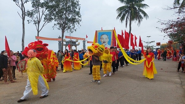 Độc đáo Lễ Cầu ngư và mở biển đầu năm mới 2023 tại làng biển Cảnh Dương, huyện Quảng Trạch, tỉnh Quảng Bình.