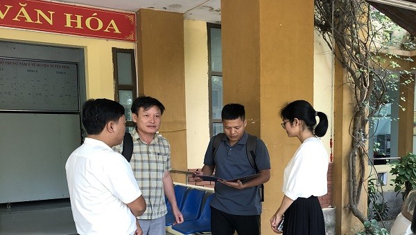 CDC Quảng Bình đã cử cán bộ trực tiếp về phối hợp với địa phương nhằm có hướng dẫn cụ thể, kịp thời cho người dân phòng, chống bệnh dại trên địa bàn.