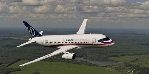 Máy bay chở khách Sukhoi Superjet-100 (Nguồn: Internet)