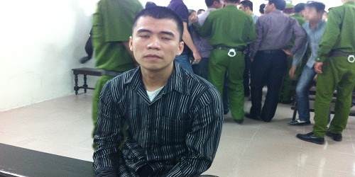Bị cáo Linh tại phiên tòa ngày 25/4.