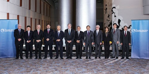 Đại diện các nước tham gia đàm phán TPP tại Mỹ.