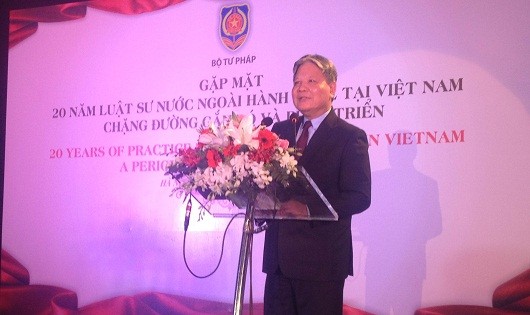 Bộ trưởng Hà Hùng Cường phát biểu tại Lễ kỷ niệm.