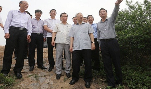 Tổng Bí thư khảo sát thực tế xây dựng Đảng tại Quảng Ninh