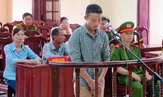 Bị cáo Nguyễn Văn Bắc trong phiên tòa sơ thẩm ngày 26/4.