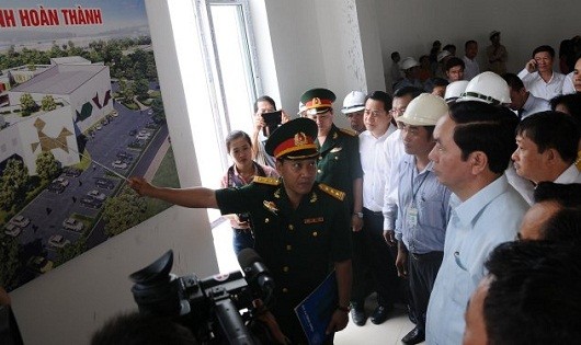 Chủ tịch nước cũng cho biết ông rất ủng hộ quan điểm Đà Nẵng sớm có chính sách đặc thù riêng - (Ảnh: T.Trung/TTO)
