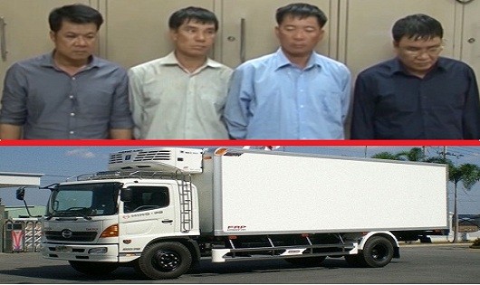 Bốn đối tượng chuyên giả danh các lực lượng ban ngành dừng xe rồi trộm cắp tài sản trên xe tải.