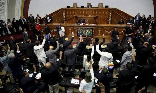 Một phiên họp của Quốc hội Venezuela.