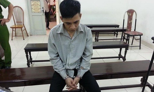 Bị cáo Việt tại phiên tòa sơ thẩm.