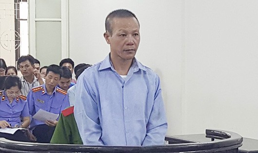 Bị cáo Nguyễn Văn Kỳ trước vành móng ngựa