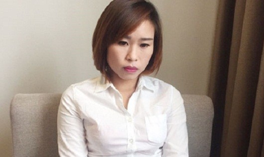 Nguyễn Thị Thanh Hợi khi bị bắt giữ (Ảnh CAND)