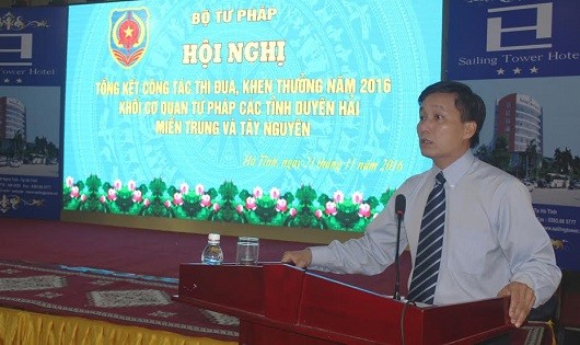 Thứ trưởng Nguyễn Khánh Ngọc phát biểu tại Hội nghị.