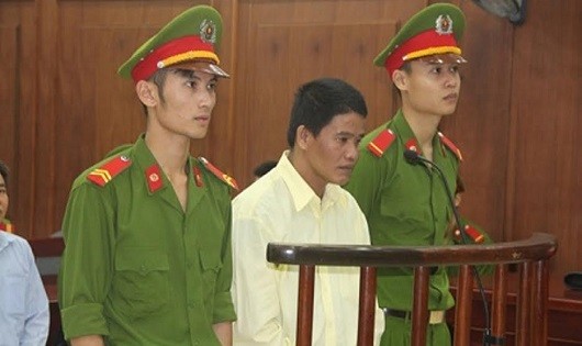 Bị cáo Tân Võ Thành Tân tại phiên tòa.