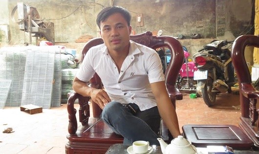 Phúc trò chuyện với phóng viên Báo Pháp luật Việt Nam.