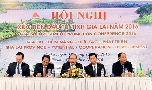 Thủ tướng dự Hội nghị xúc tiến đầu tư tỉnh Gia Lai
