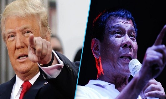 Tổng thống đắc cử của Mỹ Donald Trump và Tổng thống Philippines Duterte