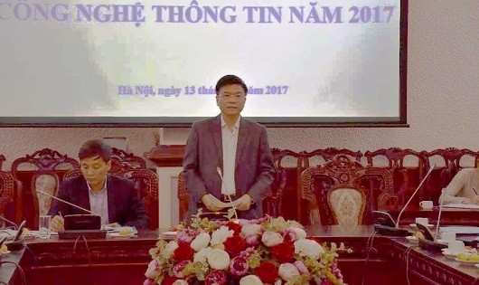 Bộ trưởng Lê Thành Long phát biểu tại Hội nghị.