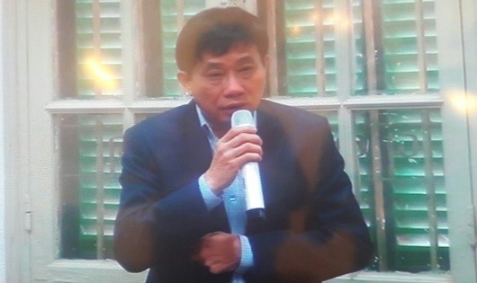 Ông Ninh Văn Quỳnh - Cựu Kế toán trưởng PVN trình bày tại tòa.