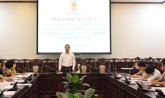 Thứ trưởng Trần Tiến Dũng phát biểu tại phiên họp.