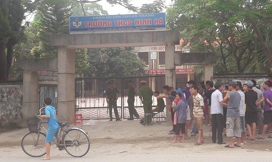 Bắc Ninh: Nghi vấn bảo vệ trường THCS Ninh Xá bị sát hại dã man
