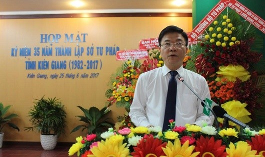 Bộ trưởng Lê Thành Long phát biểu tại Lễ kỉ niệm