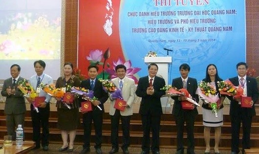 Quảng Nam tổ chức thi tuyển chức danh lãnh đạo, quản lý năm 2014.