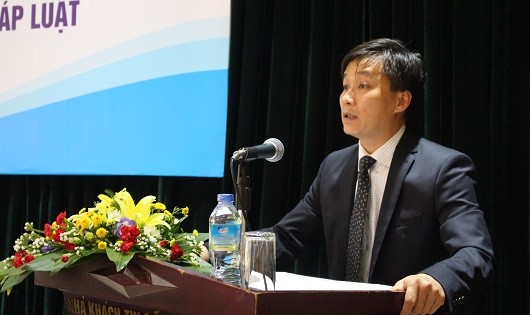 Thứ trưởng Nguyễn Khánh Ngọc phát biểu tại Hội thảo.