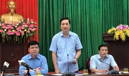 Ông Nguyễn Quốc Khánh, PGĐ Sở LĐ-TB-XH Hà Nội tại hội nghị giao ban báo chí chiều ngày 18/7.