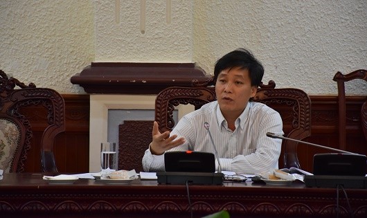 Thứ trưởng Nguyễn Khánh Ngọc phát biểu tại cuộc họp.