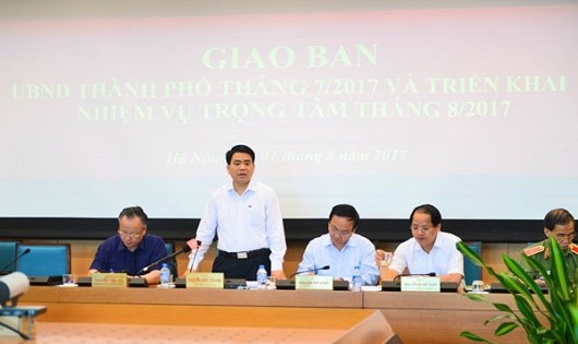 Chủ tịch UBND TP Hà Nội Nguyễn Đức Chung cho biết, năm 2017 là năm kỷ cương hành chính.