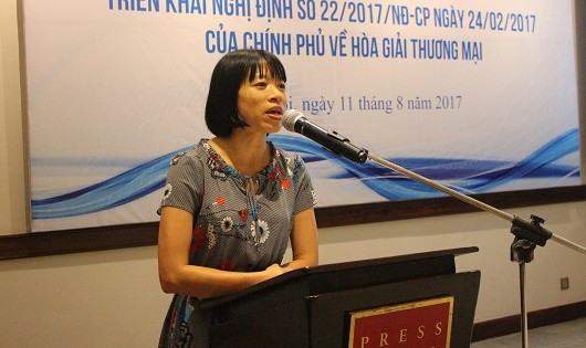 Phó Cục trưởng Nguyễn Thị Mai: HGTM là một kênh giải quyết tranh chấp mới với nhiều ưu điểm.