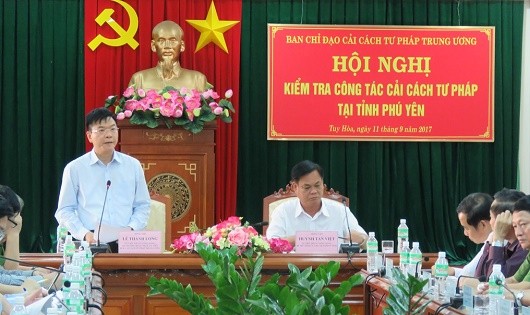 Bộ trưởng Lê Thành Long nhấn mạnh việc cải cách tư pháp cần bám sát với yêu cầu của Ban Chỉ đạo Trung ương.