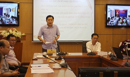 Phó Tổng cục trưởng Tổng cục THADS Nguyễn Văn Sơn phát biểu tại Hội nghị.
