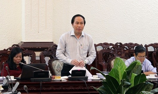 Thứ trưởng Bộ Tư pháp Lê Tiến Châu chủ trì cuộc họp