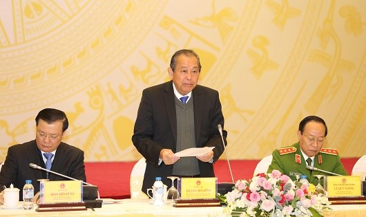 Phó Thủ tướng Thường trực Trương Hòa Bình chủ trì Hội nghị.