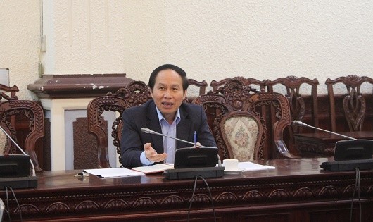 Thứ trưởng Lê Tiến Châu chủ trì cuộc họp.