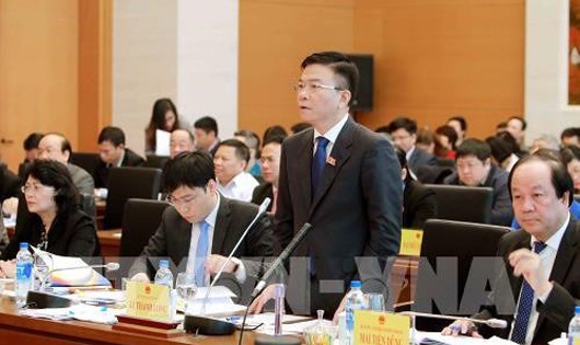 Bộ trưởng Lê Thành Long trả lời chất vấn tại phiên họp 22.